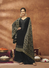 Winsome Looking Salwar Suit in Black